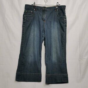 Medium Wash Denim Capris Size 10 #100